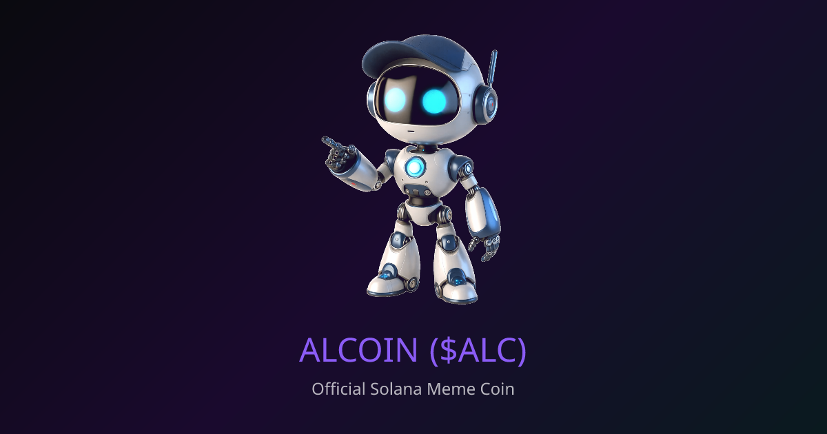 ALCOIN ($ALC) — Coming Soon | Official Solana Meme Coin